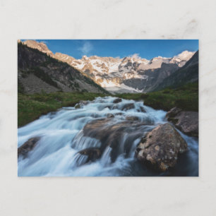 Waterfalls Aviolo Lake, Italy Postcard