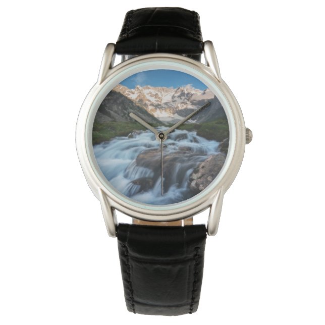 Waterfalls | Aviolo Lake, Italy Watch (Front)