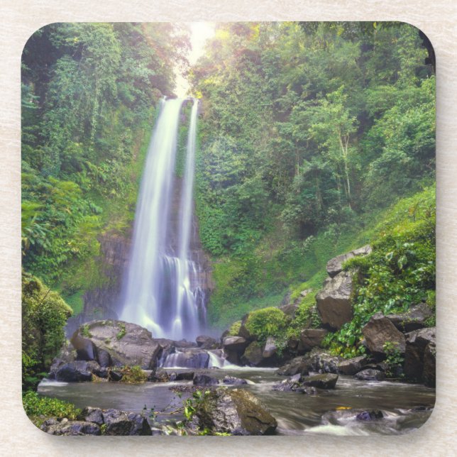 Waterfalls | Bali, Indonesia Coaster (Front)