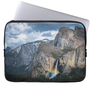 Waterfalls Bridal Veil Falls Yosemite California Laptop Sleeve