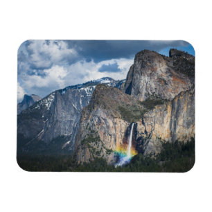 Waterfalls Bridal Veil Falls Yosemite California Magnet