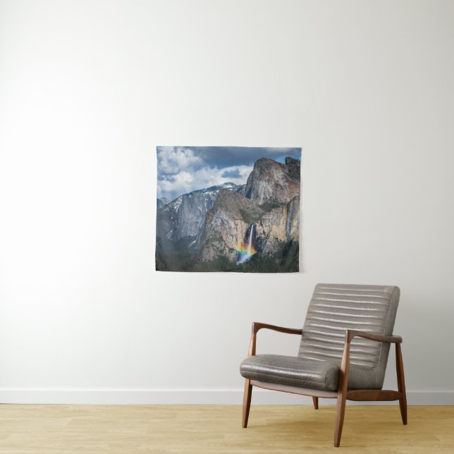 Waterfalls | Bridal Veil Falls Yosemite California Tapestry (In Situ (Horizontal))