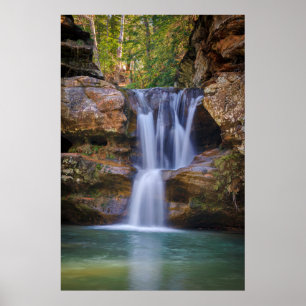 Waterfalls   Cedar Falls, Ohio Poster