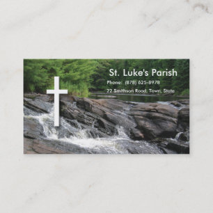 Waterfalls Christian Business Card