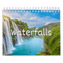 Waterfalls Collection Wall Calendar