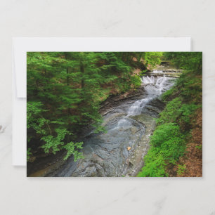 Waterfalls   Cuyahoga Valley Ohio Thank You Card