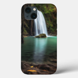 Waterfalls Erawan Waterfall, Thailand iPhone 13 Case