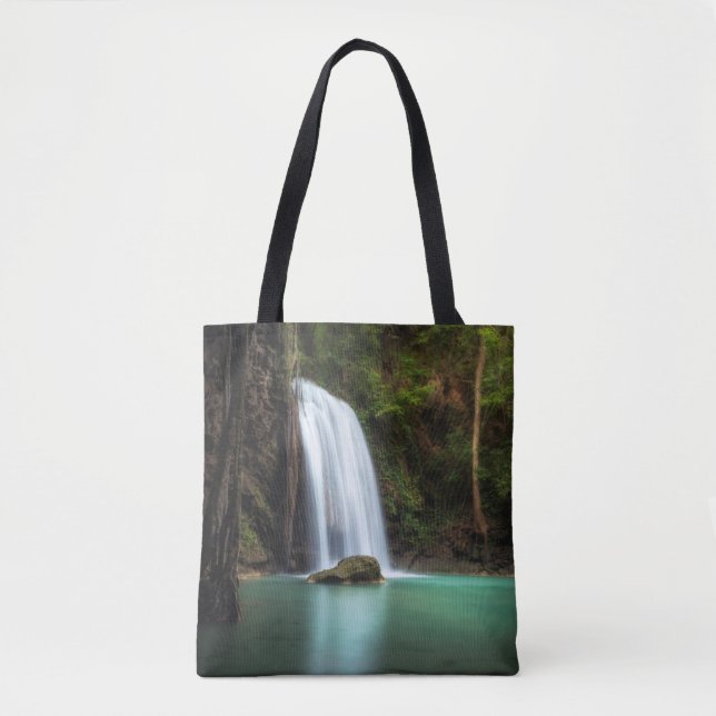 Waterfalls | Erawan Waterfall, Thailand Tote Bag (Front)