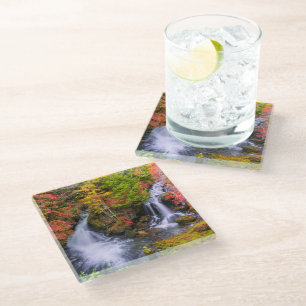 Waterfalls Faucet Waterfalls Nikko Japan Fall Glass Coaster