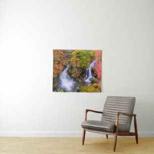 Waterfalls   Faucet Waterfalls Nikko Japan Fall Tapestry
