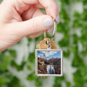 Waterfalls   Fitz Roy Mountain, Argentina Key Ring