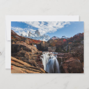 Waterfalls   Fitz Roy Mountain, Argentina Thank You Card