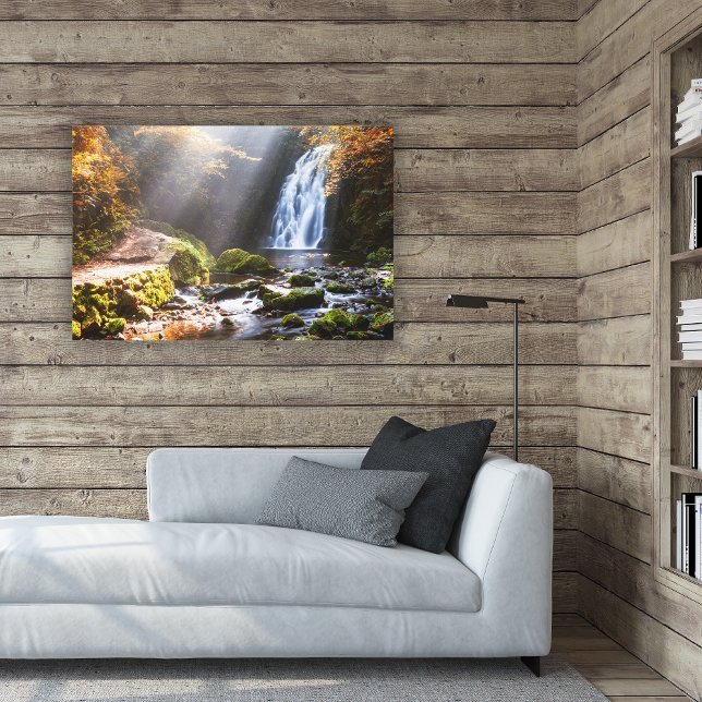 Waterfalls | Gleno, Northern Ireland Canvas Print (Creator Uploaded)