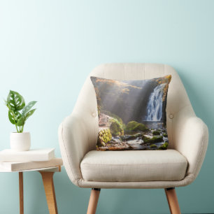 Waterfalls Gleno, Northern Ireland Cushion