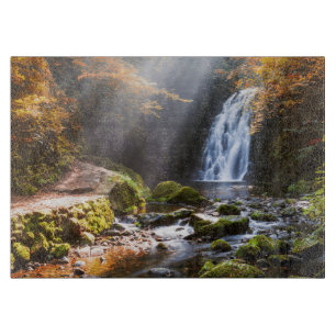 Waterfalls   Gleno, Northern Ireland Cutting Board