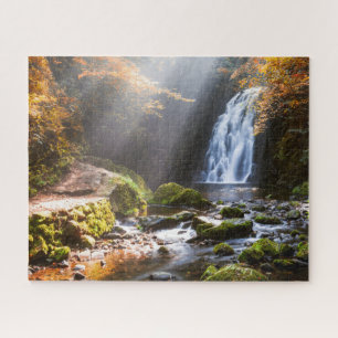 Waterfalls Gleno, Northern Ireland Jigsaw Puzzle
