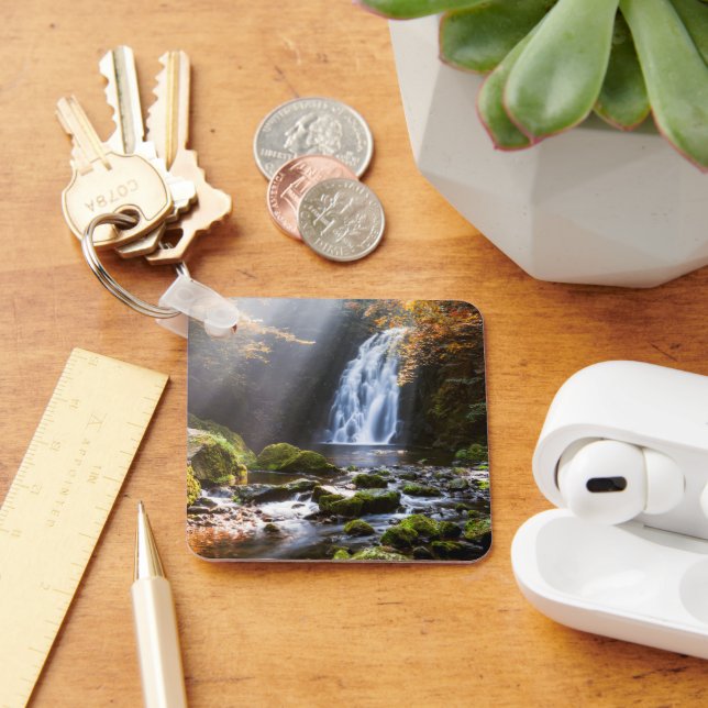 Waterfalls | Gleno, Northern Ireland Key Ring (Desk)