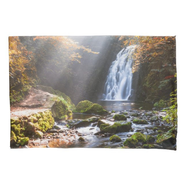 Waterfalls | Gleno, Northern Ireland Pillowcase (Front)