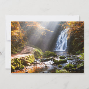 Waterfalls   Gleno, Northern Ireland Thank You Card