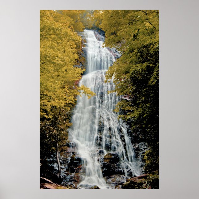 Waterfalls Great Smokey Mountain NP Poster (Front)