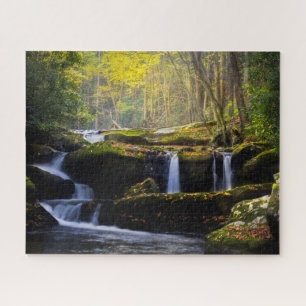Waterfalls   Great Smoky Mountain National Park Jigsaw Puzzle