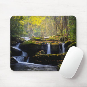 Waterfalls   Great Smoky Mountain National Park Mouse Mat