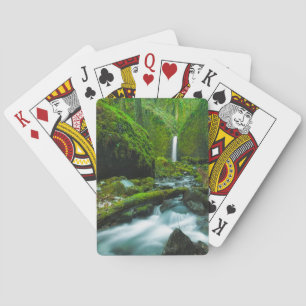 Waterfalls Grotto Falls, Oregon Playing Cards