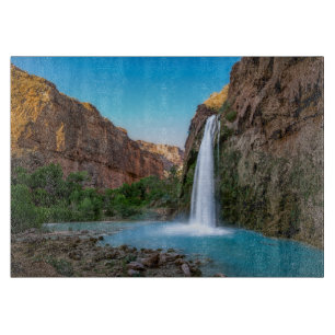 Waterfalls Havasu Falls at Sunset Cutting Board