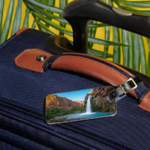 Waterfalls   Havasu Falls at Sunset Luggage Tag