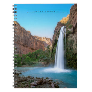 Waterfalls   Havasu Falls at Sunset Notebook