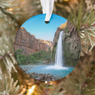 Waterfalls   Havasu Falls at Sunset Ornament
