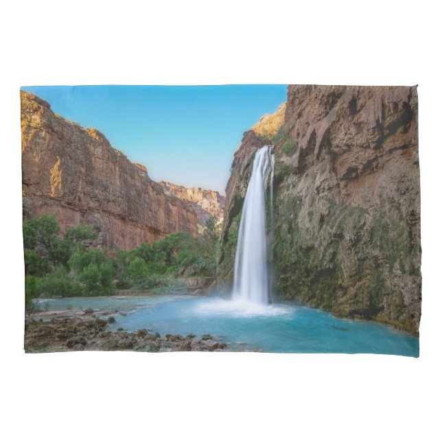 Waterfalls | Havasu Falls at Sunset Pillowcase (Front)