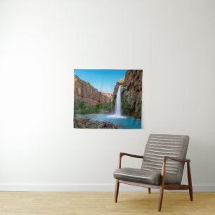 Waterfalls Havasu Falls at Sunset Tapestry