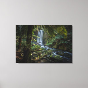 Waterfalls   Hopetoun Falls, New Zealand Canvas Print
