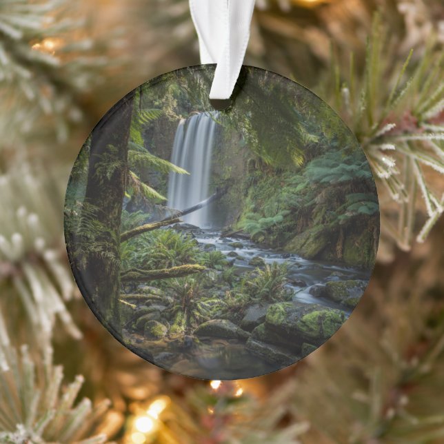 Waterfalls | Hopetoun Falls, New Zealand Ornament (Tree)