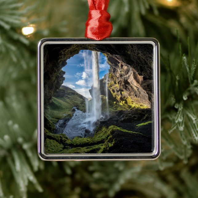 Waterfalls | Icelandic Waterfall Metal Tree Decoration (Tree)