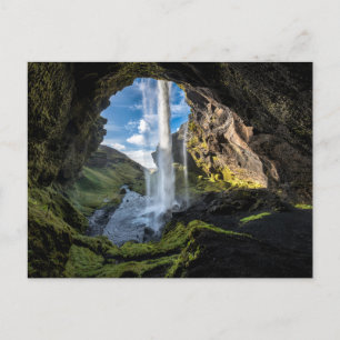 Waterfalls Icelandic Waterfall Postcard
