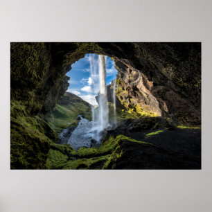 Waterfalls   Icelandic Waterfall Poster