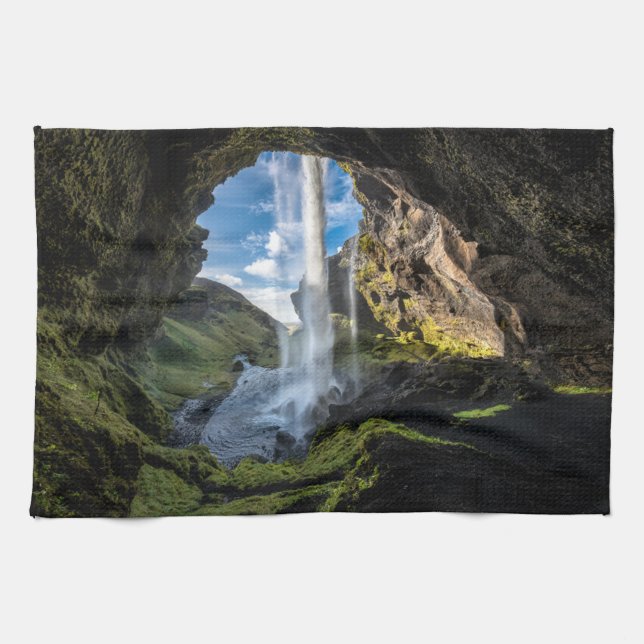 Waterfalls | Icelandic Waterfall Tea Towel (Horizontal)