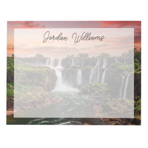 Waterfalls Iguacu National Park Notepad