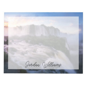 Waterfalls Iguazu Waterfall, Brazil Notepad