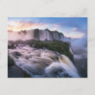 Waterfalls Iguazu Waterfall, Brazil Postcard