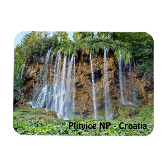 Waterfalls in Plitvice National Park - Croatia Magnet (Horizontal)