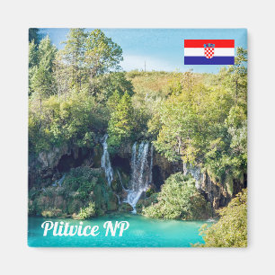 Waterfalls in Plitvice National Park - Croatia Magnet