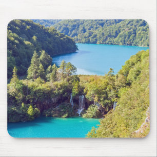 Waterfalls in Plitvice National Park - Croatia Mouse Mat
