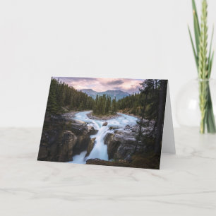 Waterfalls   Jasper National Park, Canada Card