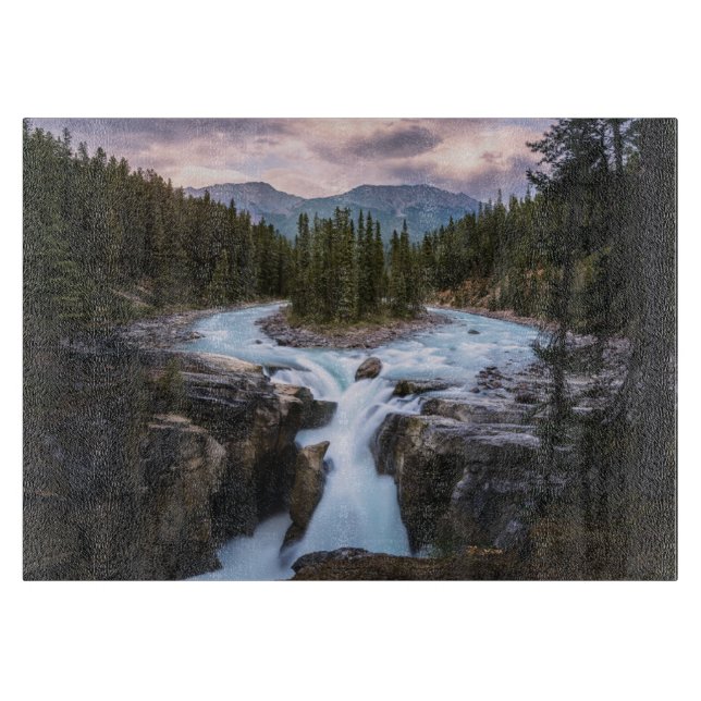 Waterfalls | Jasper National Park, Canada Cutting Board (Front)