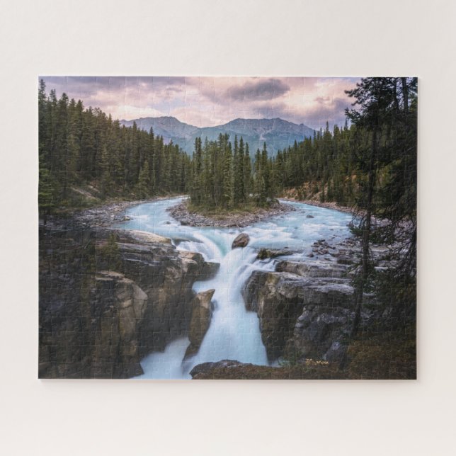 Waterfalls | Jasper National Park, Canada Jigsaw Puzzle (Horizontal)