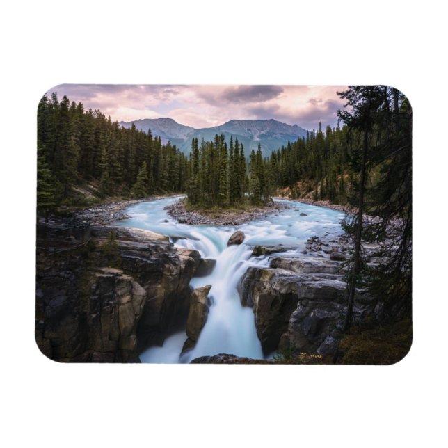 Waterfalls | Jasper National Park, Canada Magnet (Horizontal)