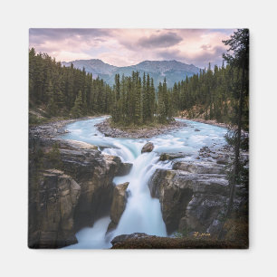 Waterfalls   Jasper National Park, Canada Magnet